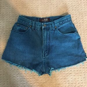 Hand-cut Vintage Jean Shorts
